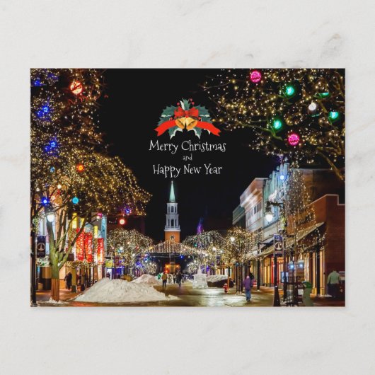 Weihnachtsgrüße Postkarte (Vorderseite)