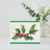 Weihnachtsgrüße Postkarte (1906) (Stehend Vorderseite)