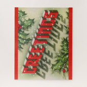 Weihnachtsgrüße Puzzle (Vertikal)