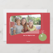 Weihnachtsgrüße Retro 2 Foto Weihnachten (Rückseite)