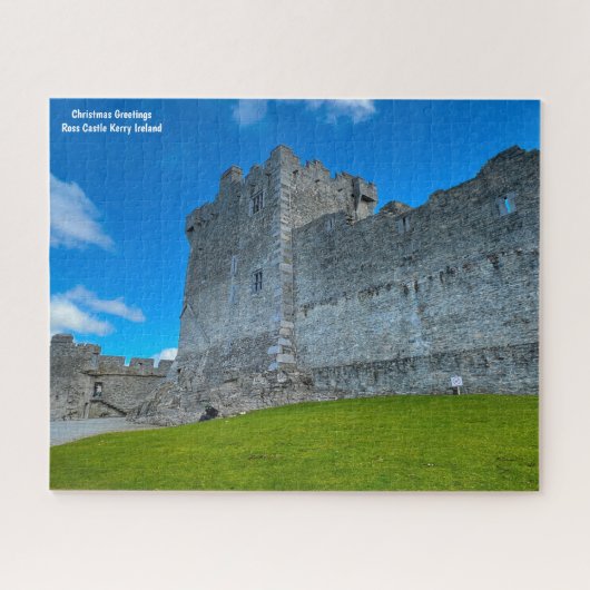 Weihnachtsgrüße Ross Castle Kerry Irland Jig Puzzle (Horizontal)