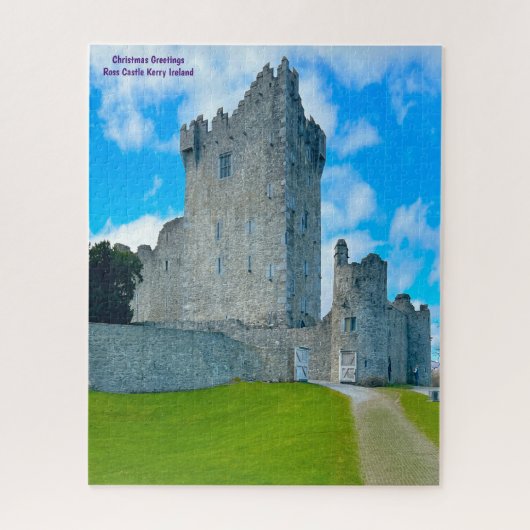 Weihnachtsgrüße Ross Castle Kerry Irland Jig Puzzle (Vertikal)