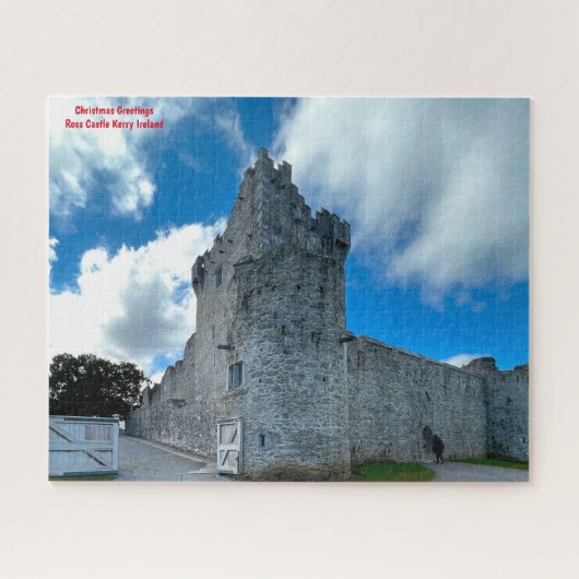 Weihnachtsgrüße Ross Castle Kerry Irland Jig Puzzle (Horizontal)