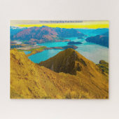 Weihnachtsgrüße Roys Peak Neuseeland Puzzle (Horizontal)