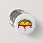 Weihnachtsgrüße Runder Button (Vorne & Hinten)