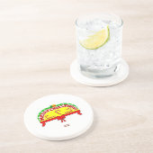 Weihnachtsgrüße Sandstone Untersetzer (Seite)