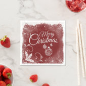 Weihnachtsgrüße Serviette (Beispiel)