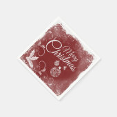 Weihnachtsgrüße Serviette (Ecke)