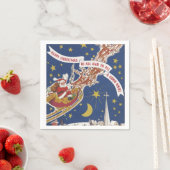 Weihnachtsgrüße Serviette (Beispiel)