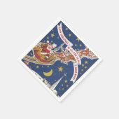 Weihnachtsgrüße Serviette (Ecke)