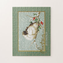 Weihnachtsgrüße SnowBirds Vintage-Reproduktion