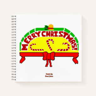 Weihnachtsgrüße SpiralNotebook Notizblock