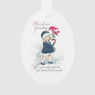 Weihnachtsgrüße Süsse Ornament