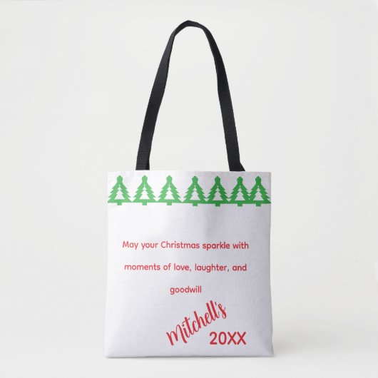 Weihnachtsgrüße tasche (Vorderseite)