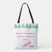 Weihnachtsgrüße tasche (Rückseite)
