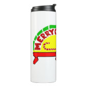 Weihnachtsgrüße Thermal Tumbler Thermosbecher (Nach links gedreht)