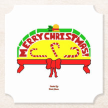 Weihnachtsgrüße Ticket Untersetzer