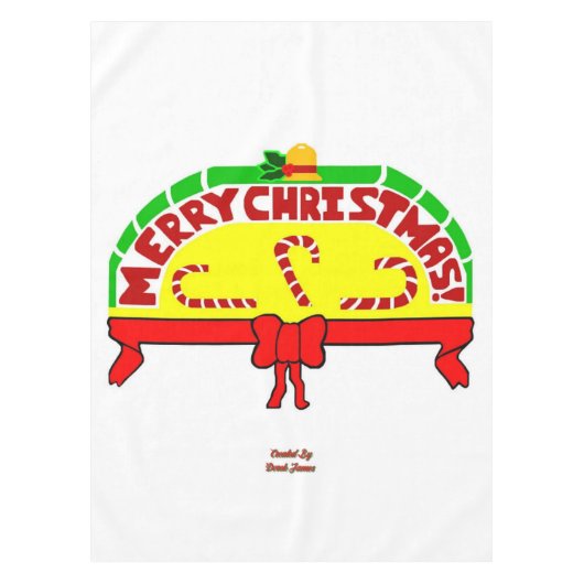 Weihnachtsgrüße Tischdecke (Vorderseite)