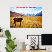 Weihnachtsgrüße Vater Hunter Gatherer Poster (Heimbüro)