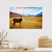Weihnachtsgrüße Vater Hunter Gatherer Poster (Küche)