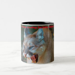 Weihnachtsgrüße Vater Hunter Gatherer Zweifarbige Tasse