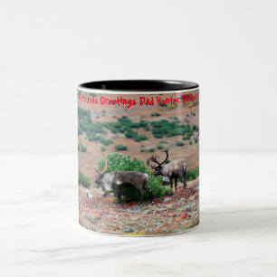 Weihnachtsgrüße Vater Hunter Gatherer Zweifarbige Tasse