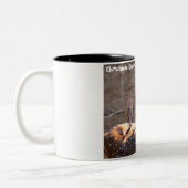 Weihnachtsgrüße Vater Hunter Gatherer Zweifarbige Tasse (Links)