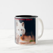 Weihnachtsgrüße Vater Hunter Gatherer Zweifarbige Tasse (VorderseiteRechts)