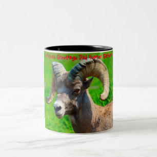 Weihnachtsgrüße Vater Hunter Gatherer Zweifarbige Tasse