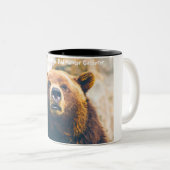 Weihnachtsgrüße Vater Hunter Gatherer Zweifarbige Tasse (VorderseiteRechts)