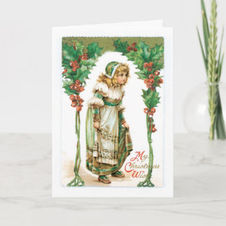 Weihnachtsgrüße Vintage Karte