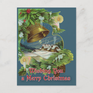 Weihnachtsgrüße Vintage Karte