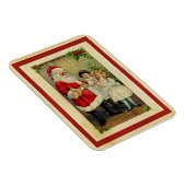 Weihnachtsgrüße vom Weihnachtsmann Magnet (Rechte Seite)