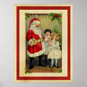 Weihnachtsgrüße vom Weihnachtsmann Poster (Vorne)