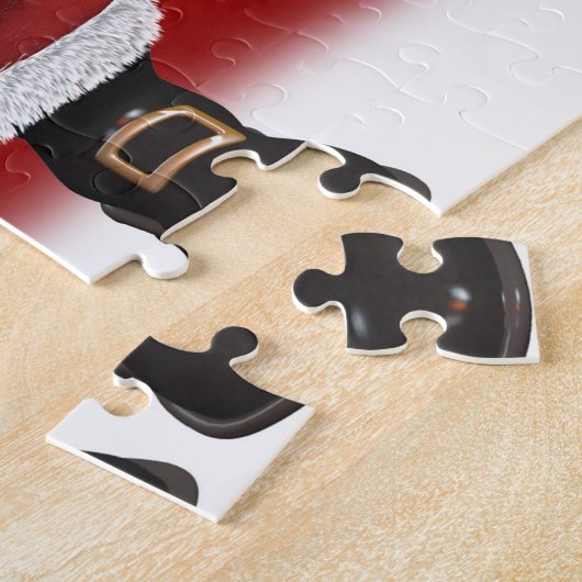 Weihnachtsgrüße vom Weihnachtsmann Puzzle (Seite)