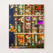 Weihnachtsgrüße vom Weihnachtsmann Puzzle (Vertikal)