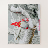 Weihnachtsgrüße vom Weihnachtsmann Puzzle (Vertikal)