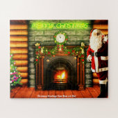 Weihnachtsgrüße vom Weihnachtsmann Puzzle (Horizontal)