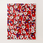 Weihnachtsgrüße vom Weihnachtsmann Puzzle (Vertikal)