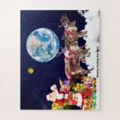 Weihnachtsgrüße vom Weihnachtsmann Puzzle (Vertikal)
