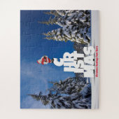 Weihnachtsgrüße vom Weihnachtsmann Puzzle (Vertikal)