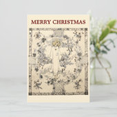 Weihnachtsgrüße von Jessie Marion King Feiertagskarte (Stehend Vorderseite)