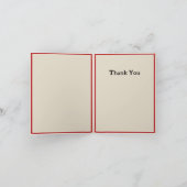 Weihnachtsgrüße von Krampus Sign Carry Toys Dankeskarte (Innenseite)