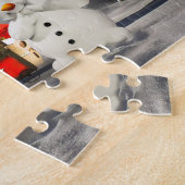 Weihnachtsgrüße von Mama und Vater Puzzle (Seite)