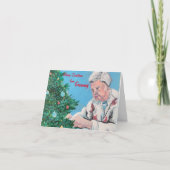 Weihnachtsgrüße von NANNY/GRAMMY Handbemalt Karte (Vorderseite)