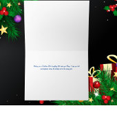 Weihnachtsgrüße von NANNY/GRAMMY handbemalt Karte