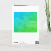 Weihnachtsgrüße von wenig eine feiertagskarte (Rückseite)