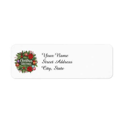 Weihnachtsgrüße Vorlage, (Vorne)