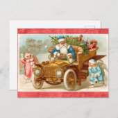 Weihnachtsgrüße Weihnachten Weihnachten und Engel Postkarte (Vorne/Hinten)