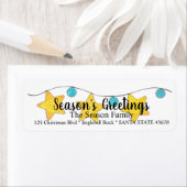 Weihnachtsgrüße-Weihnachtsblumen-Label (Insitu)